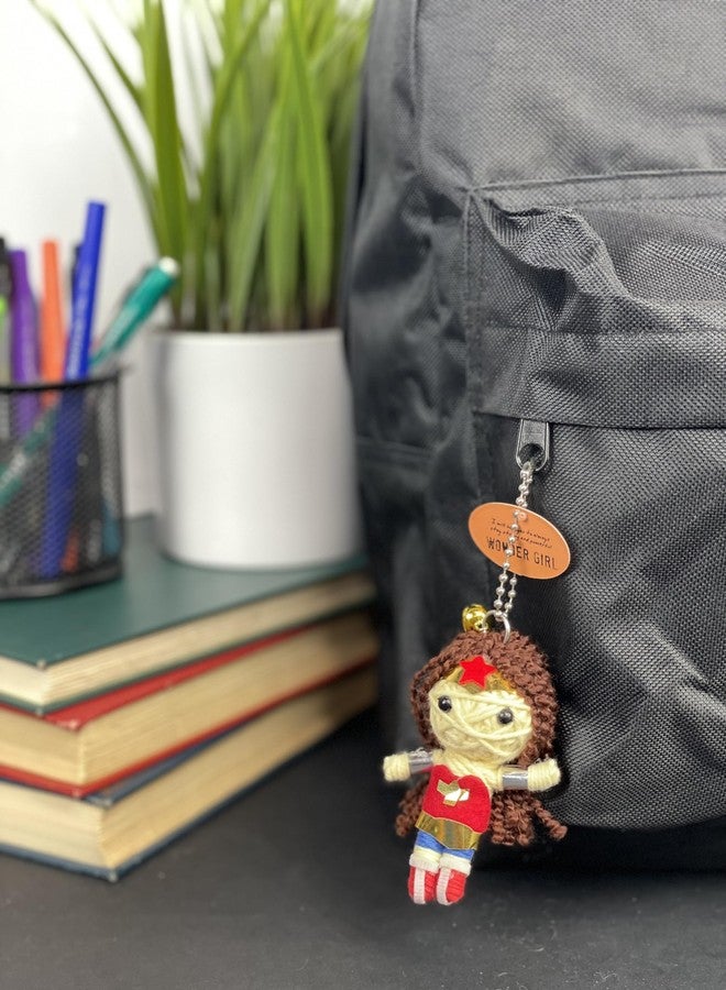 Watchover Voodoo 3-Inch Wonder Girl Keychain - Handcrafted Gift to Bring Good Luck and Positivity Everywhere You Go - Image 4
